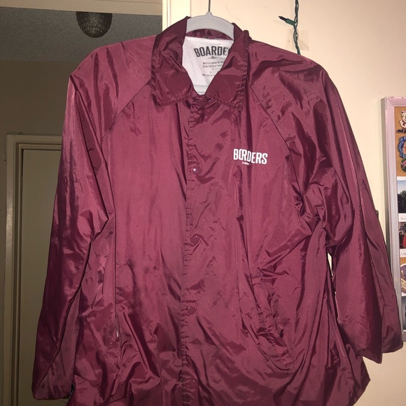Maroon Boarders Windbreaker - Picture 1 of 5